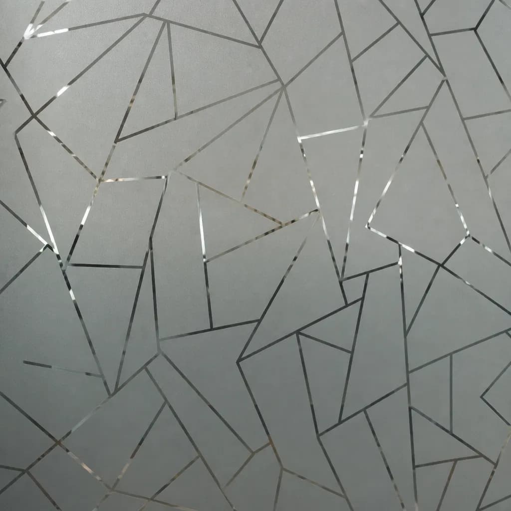 Texture Film Décoratif Effet Verre Brisé pour Vitrage Intérieur