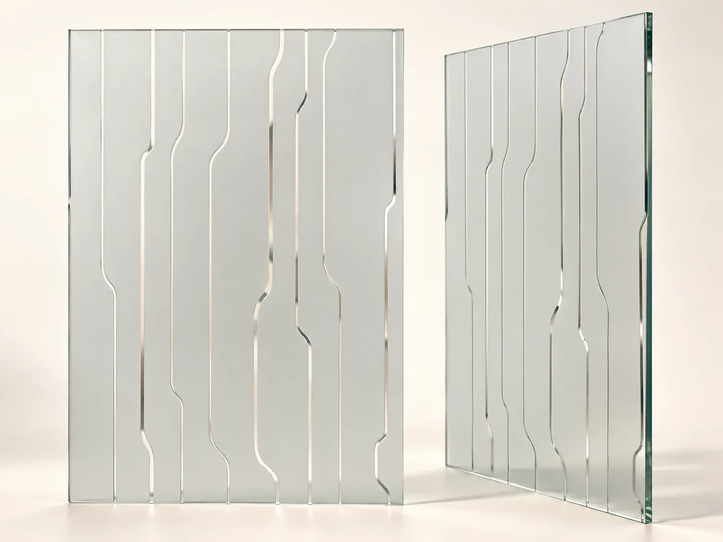 Texture Film dépoli à lignes transparentes verticales