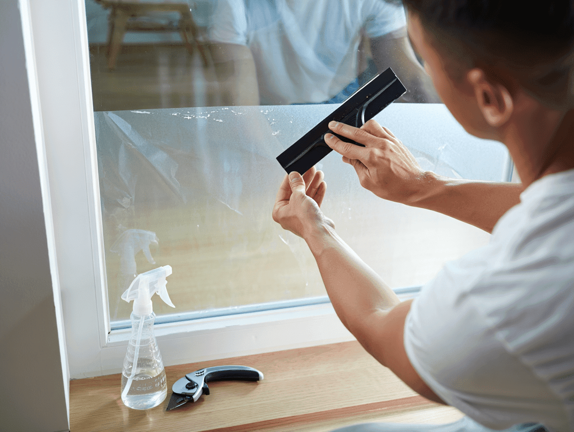 Comment poser un film solaire soi-même sur une fenêtre ?