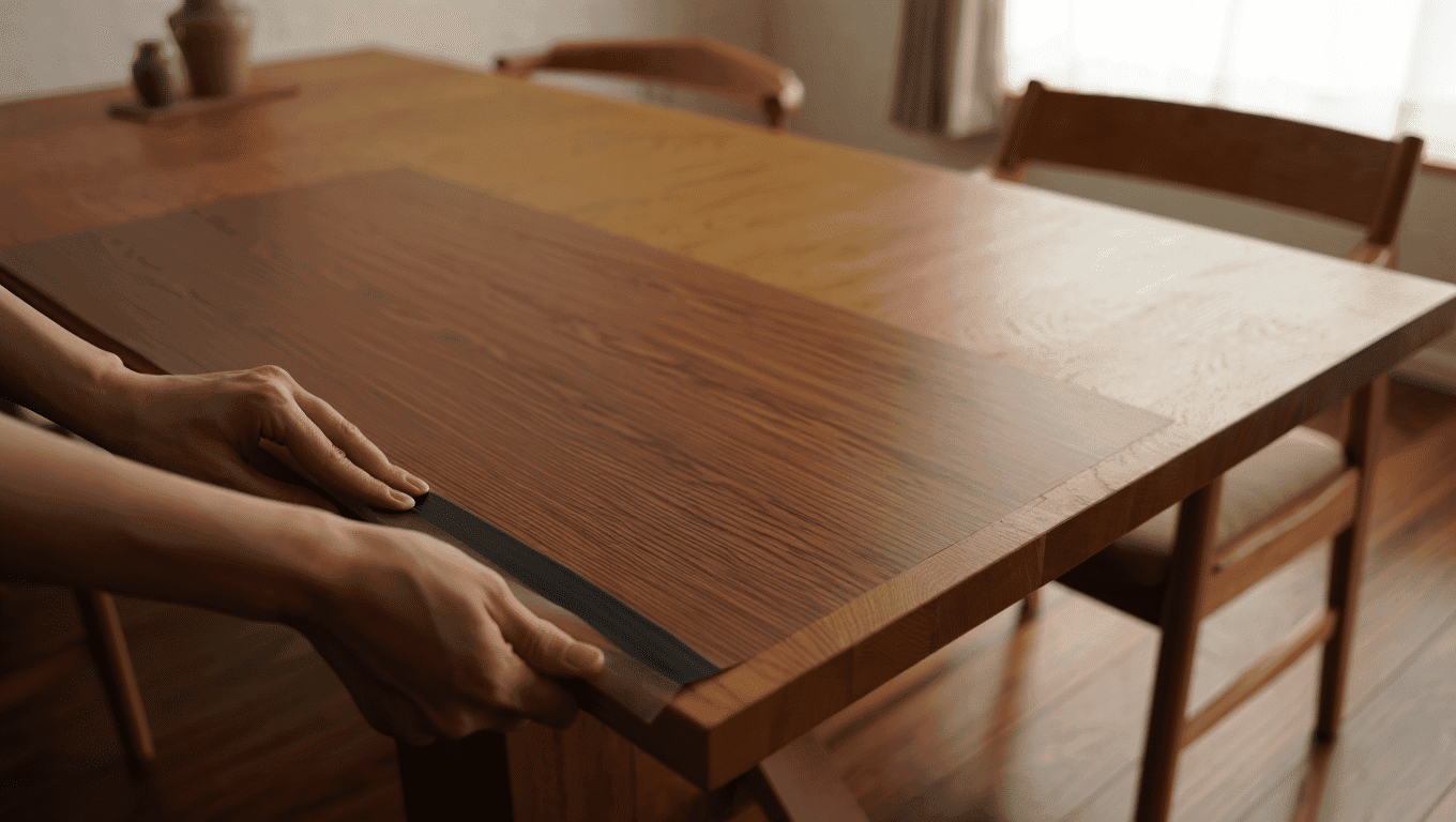 Comment donner une seconde vie à une table avec du film covering ?