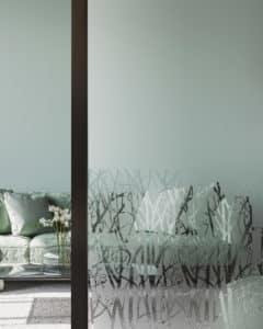 Film décoratif pour vitrage arbres transparents