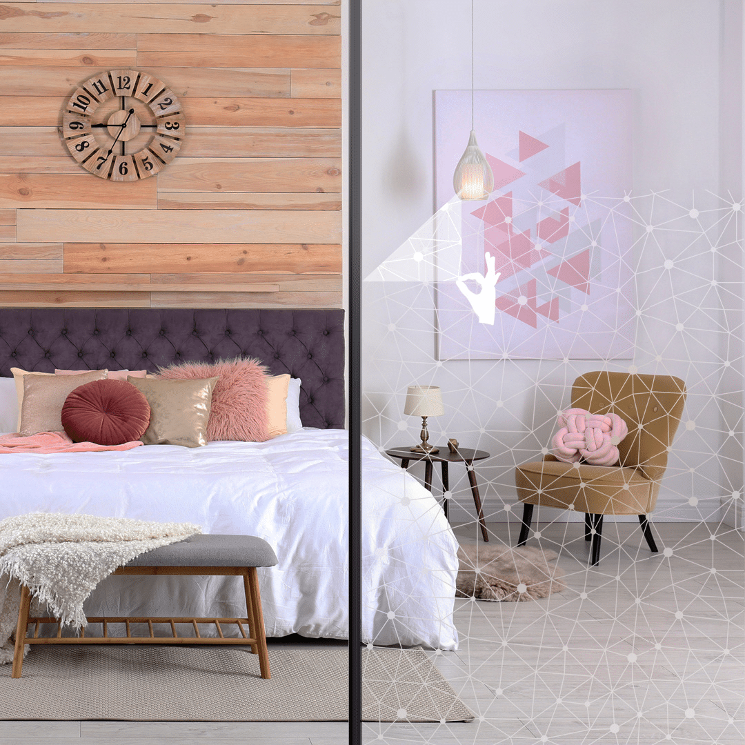 Film adhésif décoratif pour vitrage constellations d'étoiles dépolies