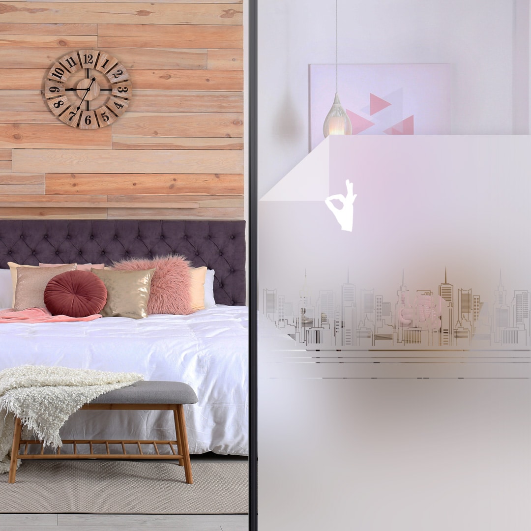 Film adhésif décoratif pour vitrage buildings New York