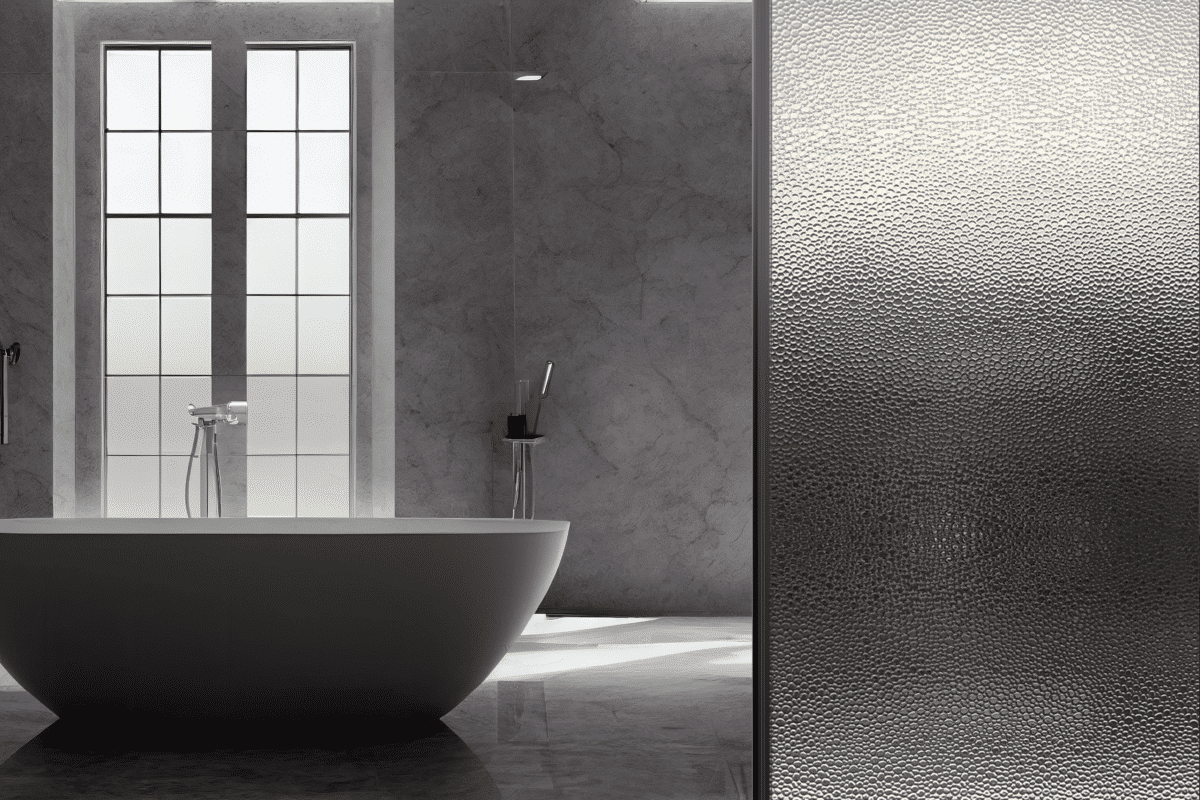 Film vitre effet gouttes d'eau