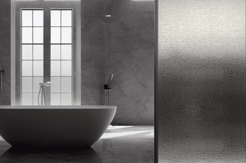 Film vitre effet gouttes d'eau