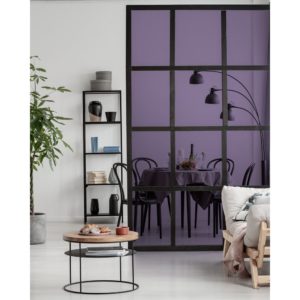 Film pour vitrage transparent couleur lilas