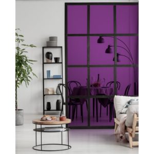 Film pour vitrage transparent couleur violet