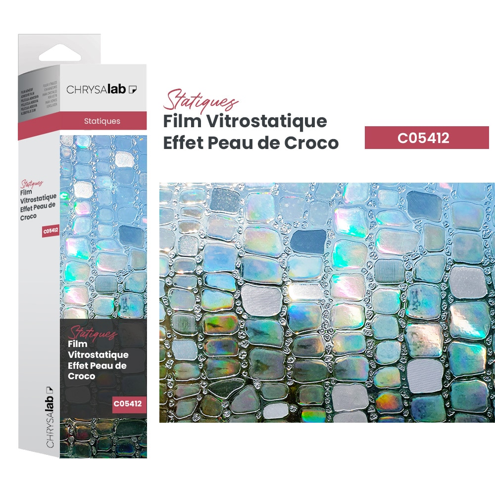 Film vitrostatique effet peau de croco