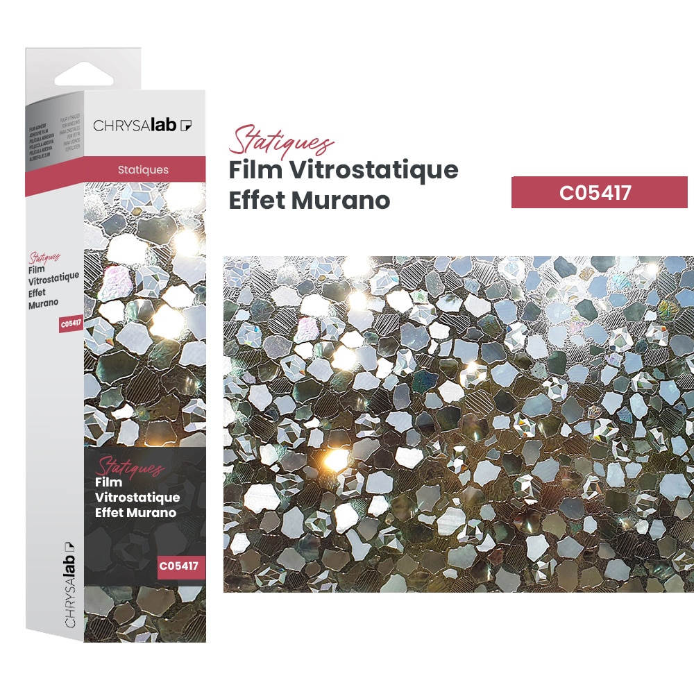 Film vitrostatique effet murano