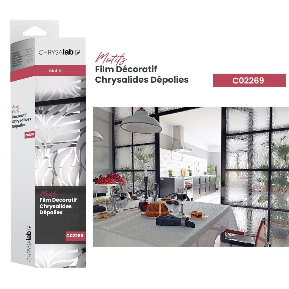 Film décoratif chrysalides