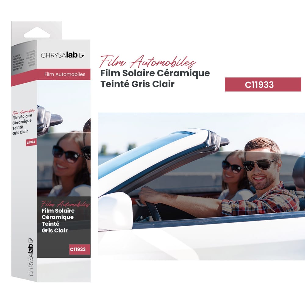 Film solaire céramique pour voiture teinté gris clair