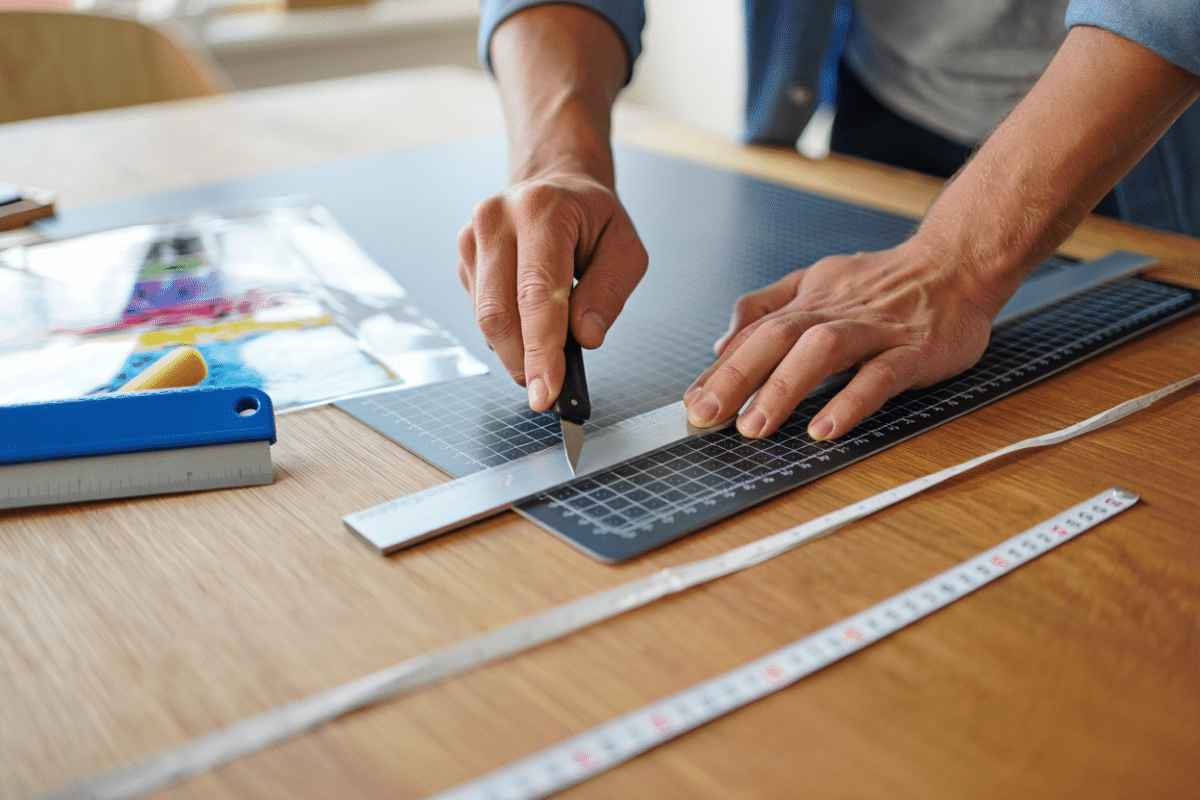 Découper du film adhésif soi-même