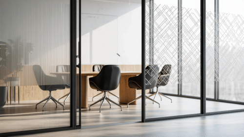 Film adhésif pour salle de réunion