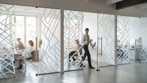 Film adhésif décoratif pour bureau