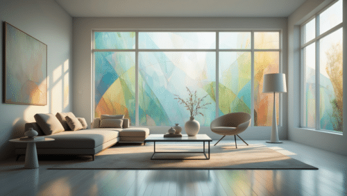 Film décoratif coloré