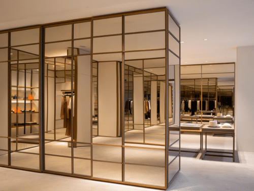 Miroir sans tain en boutique pour améliorer l'expérience client